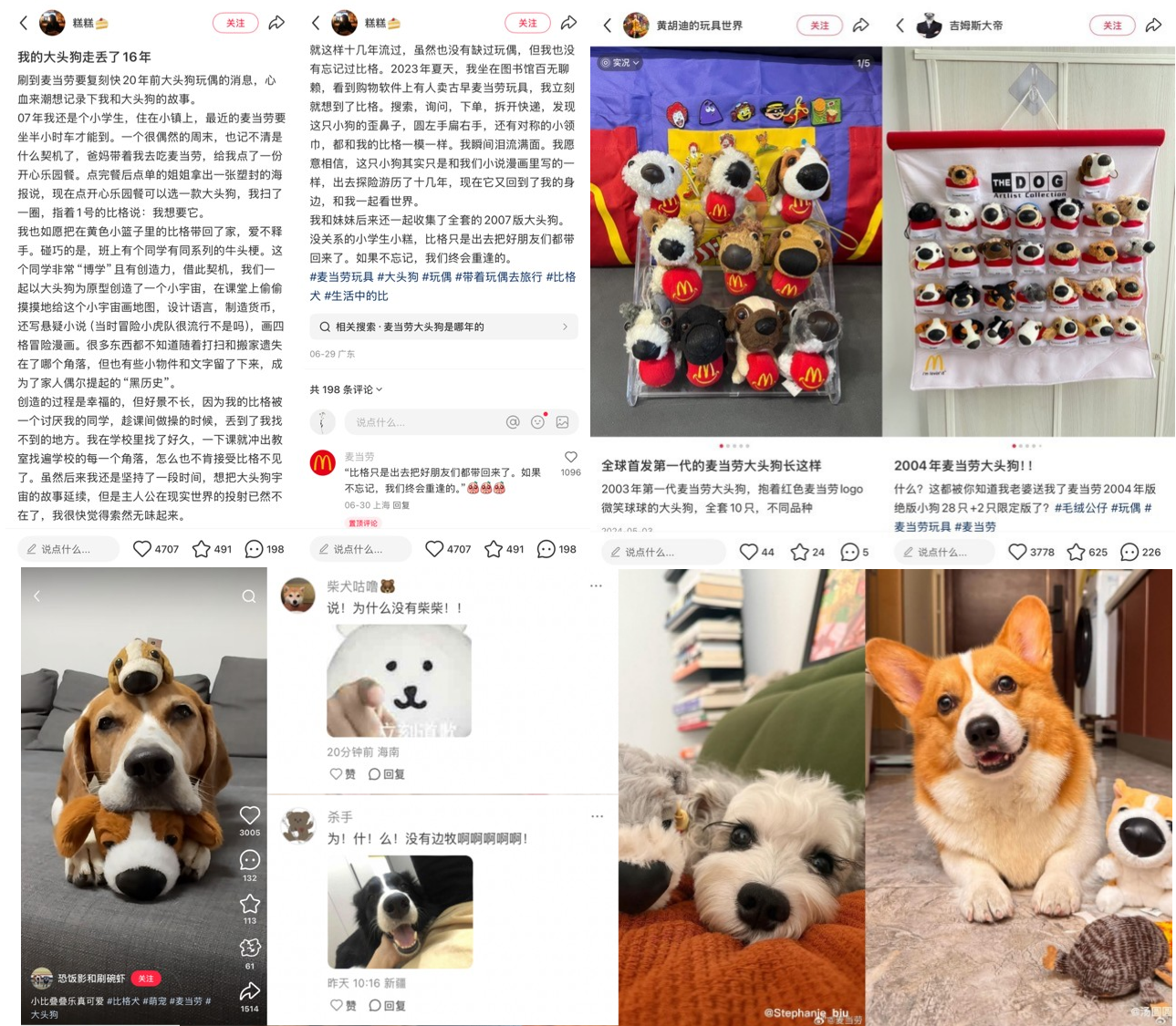 快去麦当劳领养你的大头狗 社媒现场