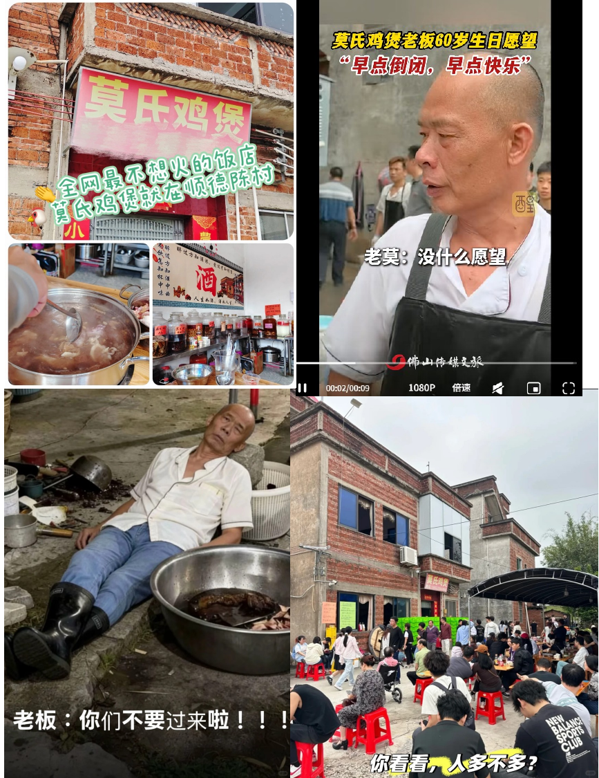 莫氏鸡公煲反向走红