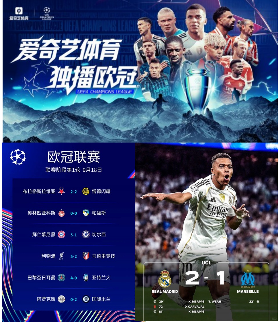 25/26 欧冠揭幕 36强战火点燃欧洲