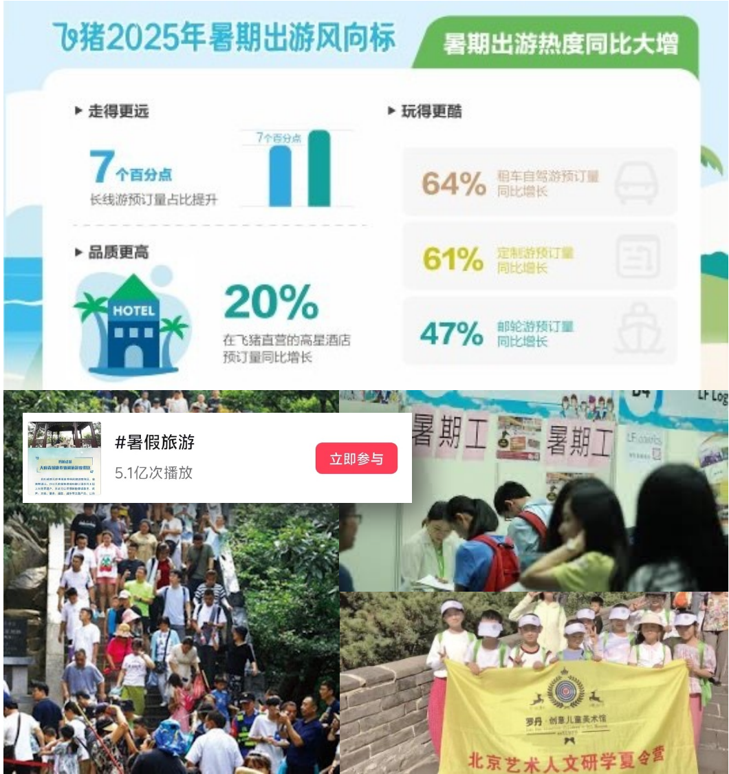 暑假到了!打工、旅游、教培再迎高峰